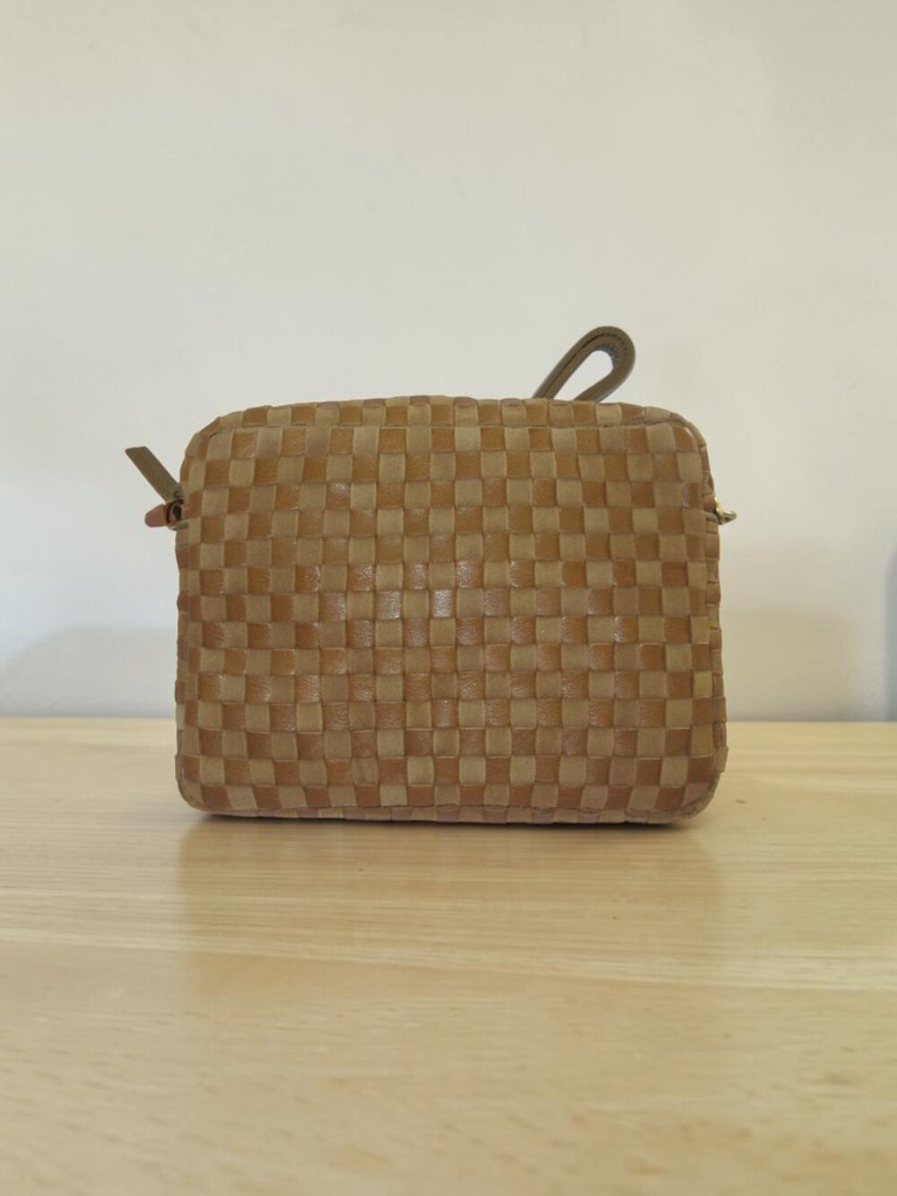 Clare V. Midi Sac Natural Diagonal Woven Crossbody - Sephora LE, NWT